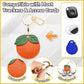 Orange AirTag Keychain
