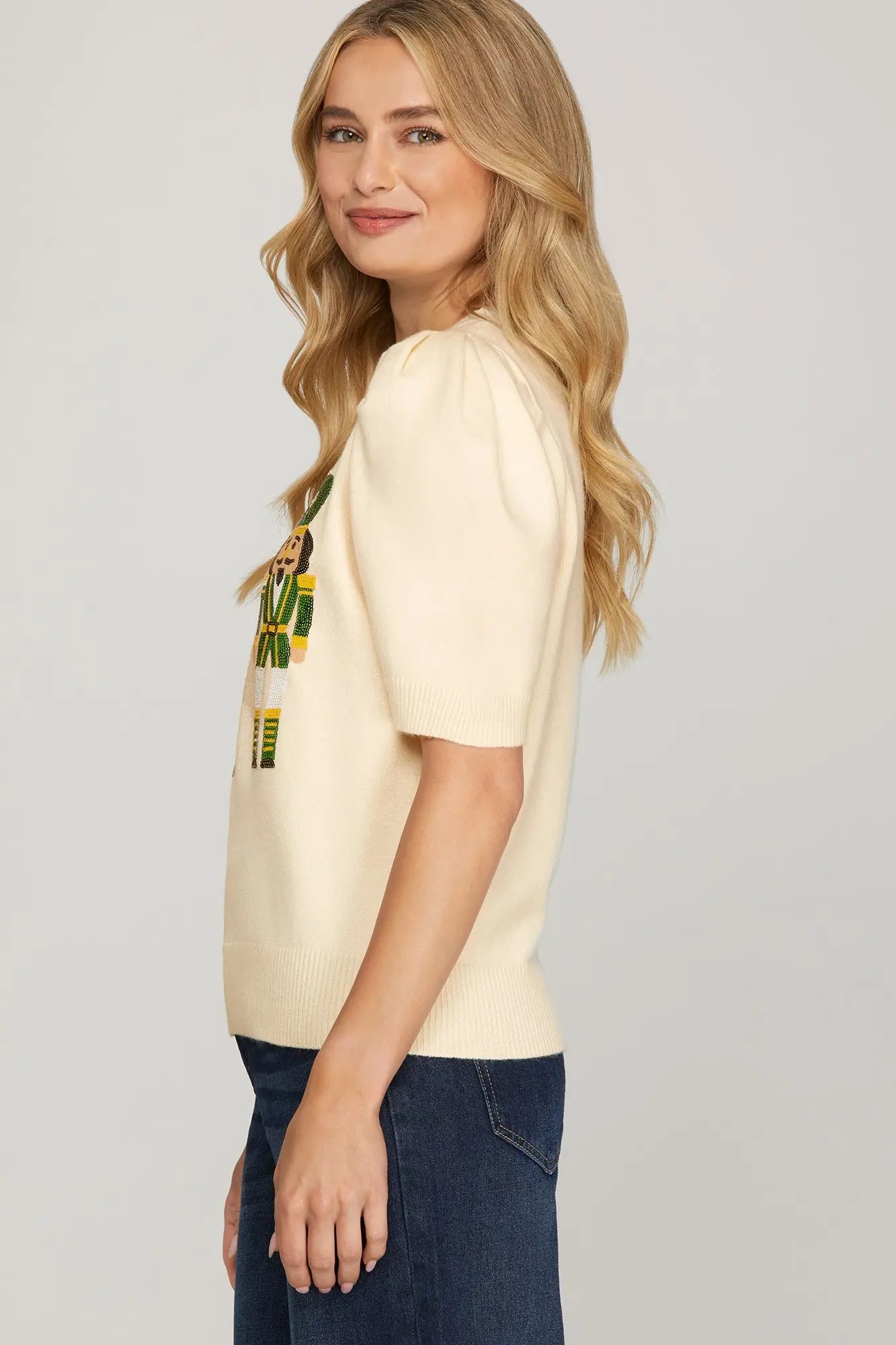 Nutcracker Sequin Christmas Sweater!