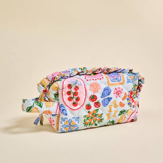 Ciao Bella Quilted Cosmetic Pouch