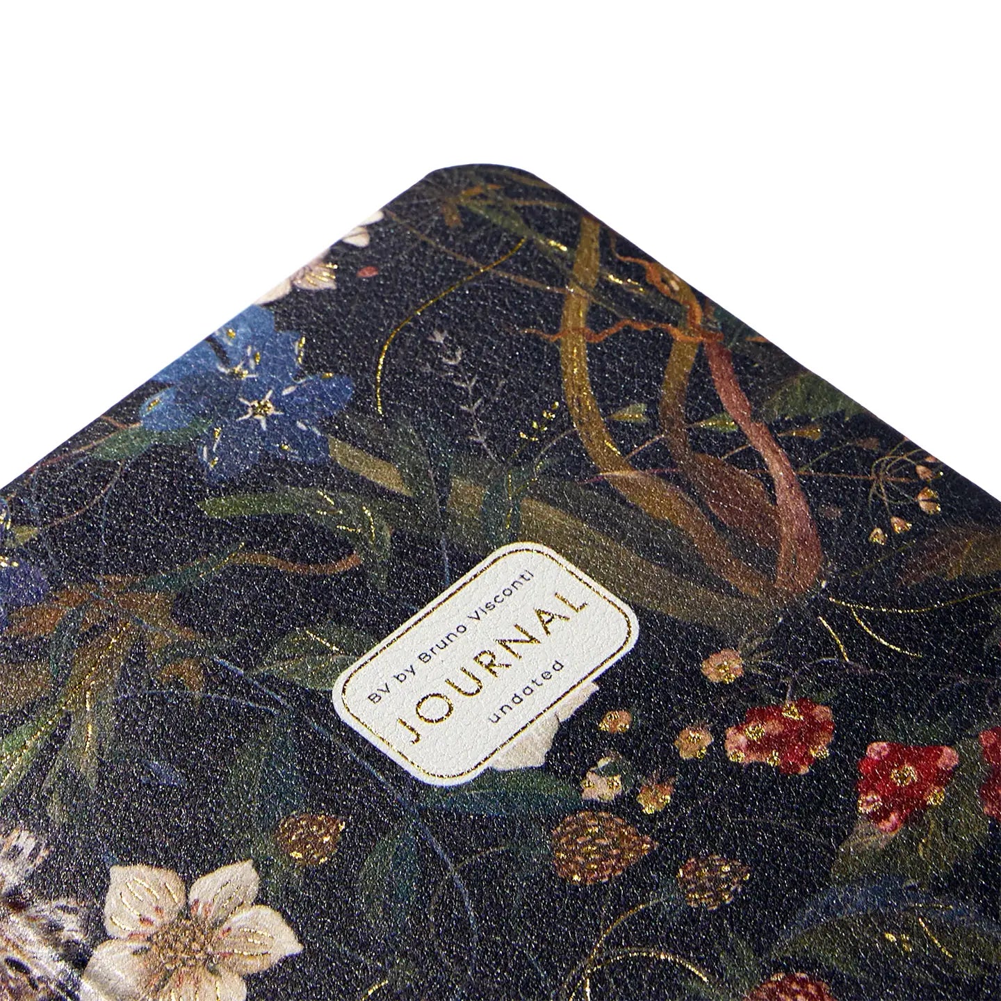 Hardcover Journal A6 Vegan Leather - Forest Flowers