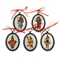 Set of 5 Children in Vintage Halloween Costumes Ornaments