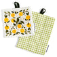 Orange Orchard Pot Holder Set