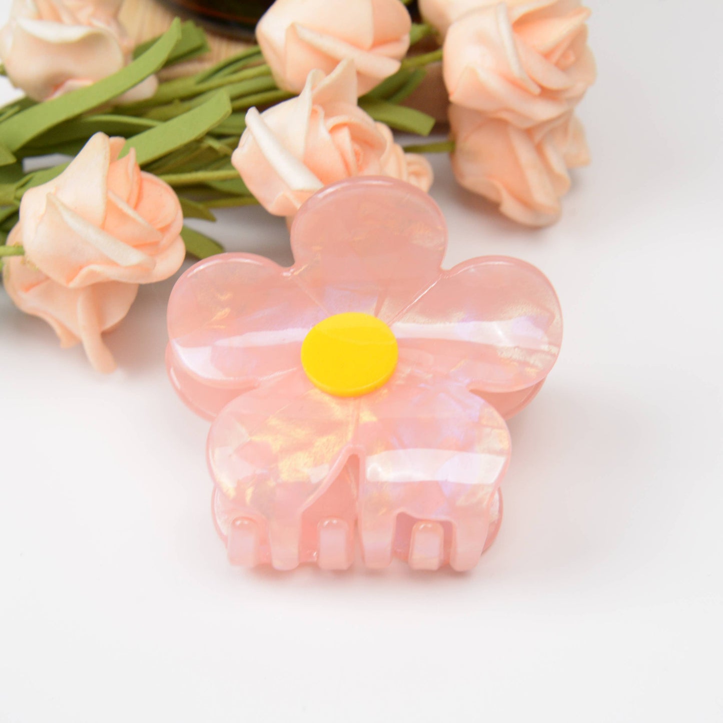 Gentle Flowers lovely Acetate Hair Claw Clip