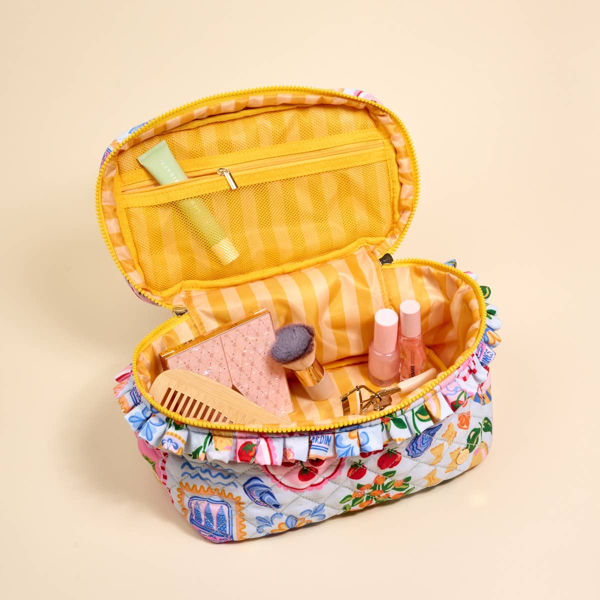 Ciao Bella Quilted Toiletry Bag