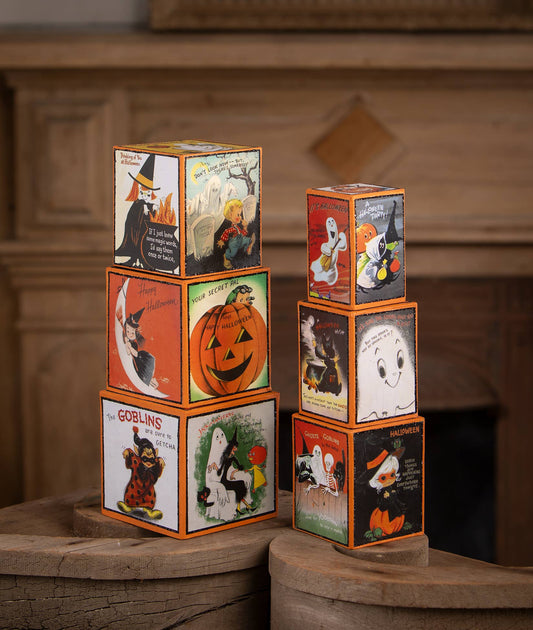 Retro Hallowen Stacking Blocks