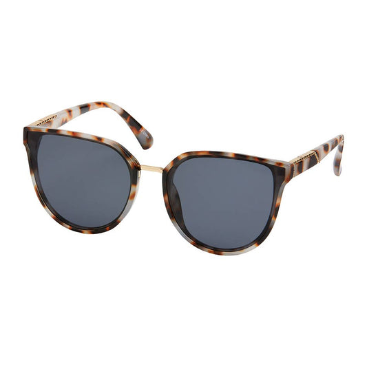 1303 - Jade Inlay Cat Eye Women's Sunglasses