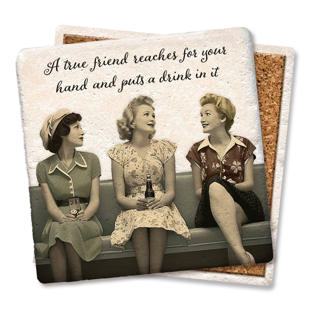 Coaster A True Friend Reaches For Your Hand