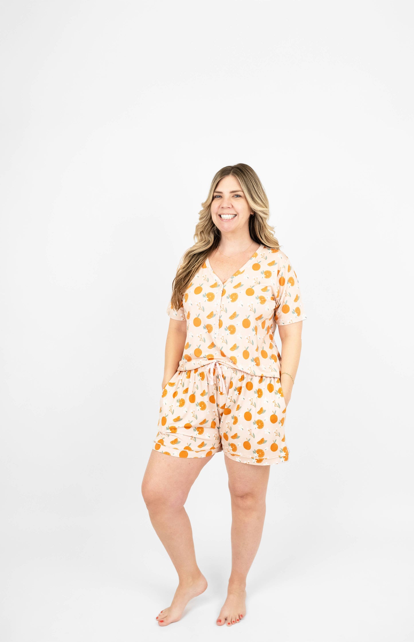 Freshly Squeezed Womens Bamboo Pajama Sleep Shorts