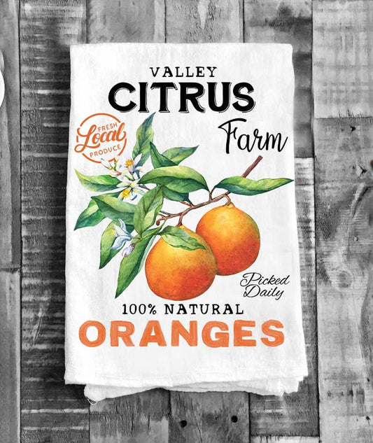 Custom Old Towne Orange Tea Towels