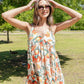 Citrus Chic Baby Doll Dress - Orange