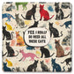 Coaster Yes I Really Do Need All These Cats Colorful