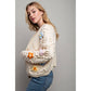 SWEET 3D FLOWER KNITTING CARDIGAN