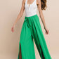 SOLID CREPE PALAZZO PANTS - ORANGE 2327