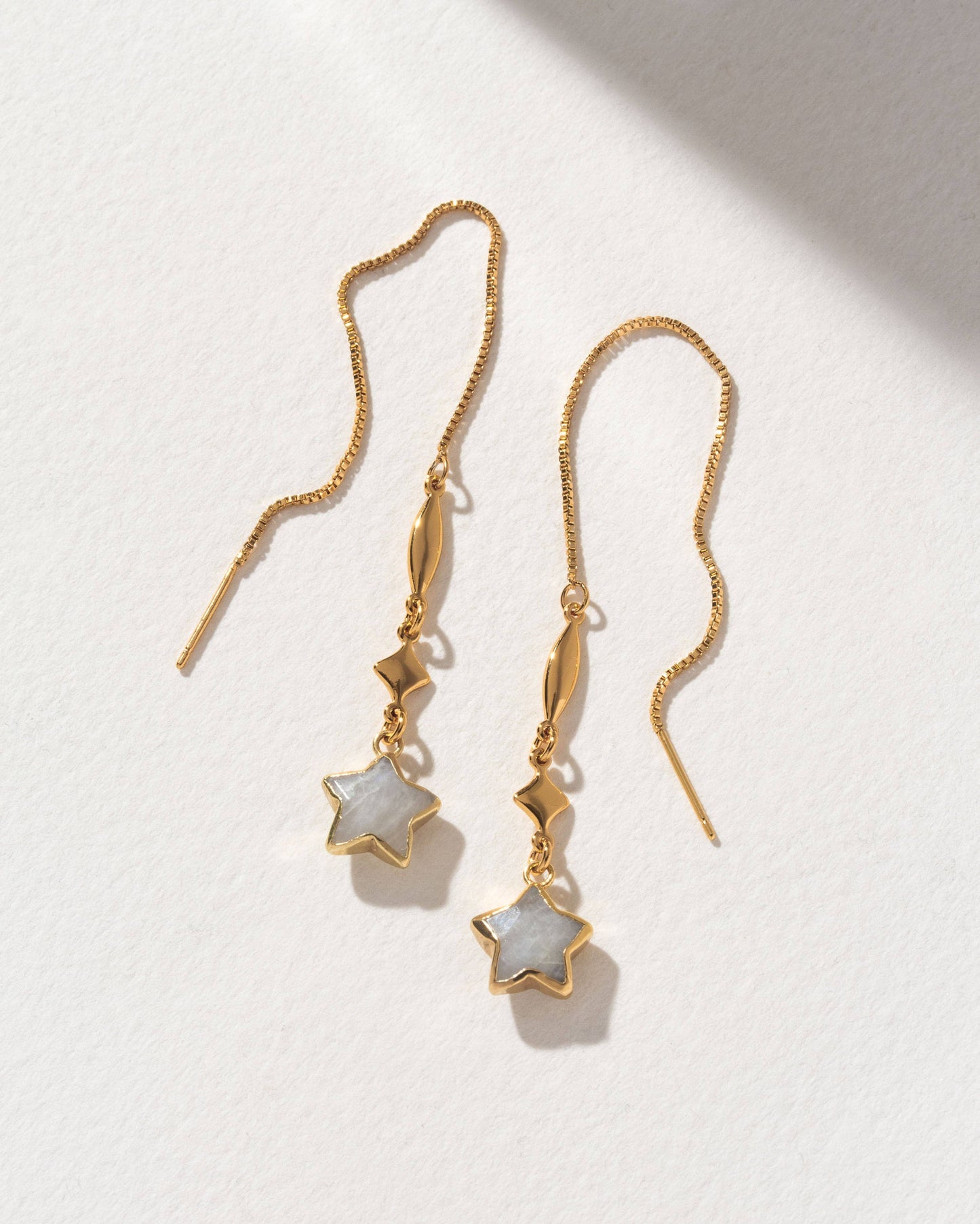Stella Dolce Threader Earring - Moonstone