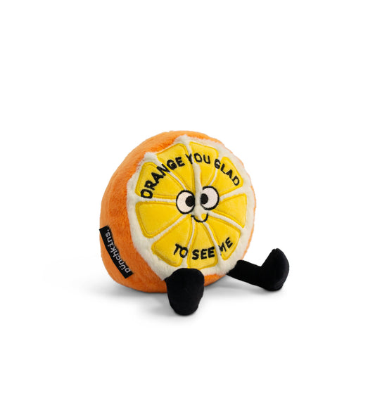 Orange Slice Plushie  Soft Cuddly Perfect For Gifting Toy