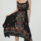 Smocked Waist Floral Maxi Dress