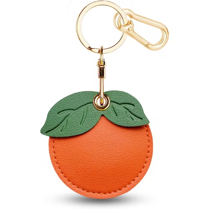 Orange AirTag Keychain