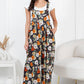 Flower Print Overall