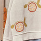 Oversized Orange Knit Sweater