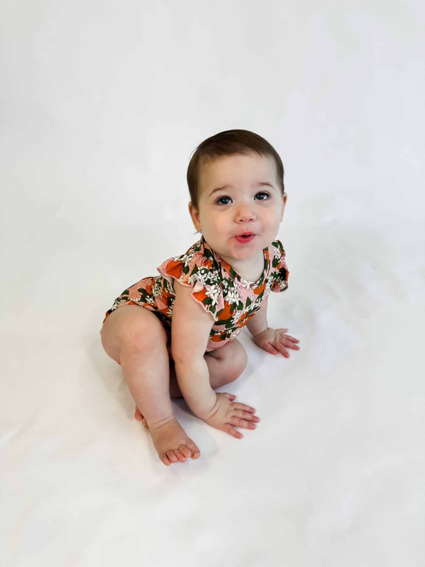 Orange Blossoms Flutter Bubble