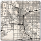 Custom City Street Map Coaster