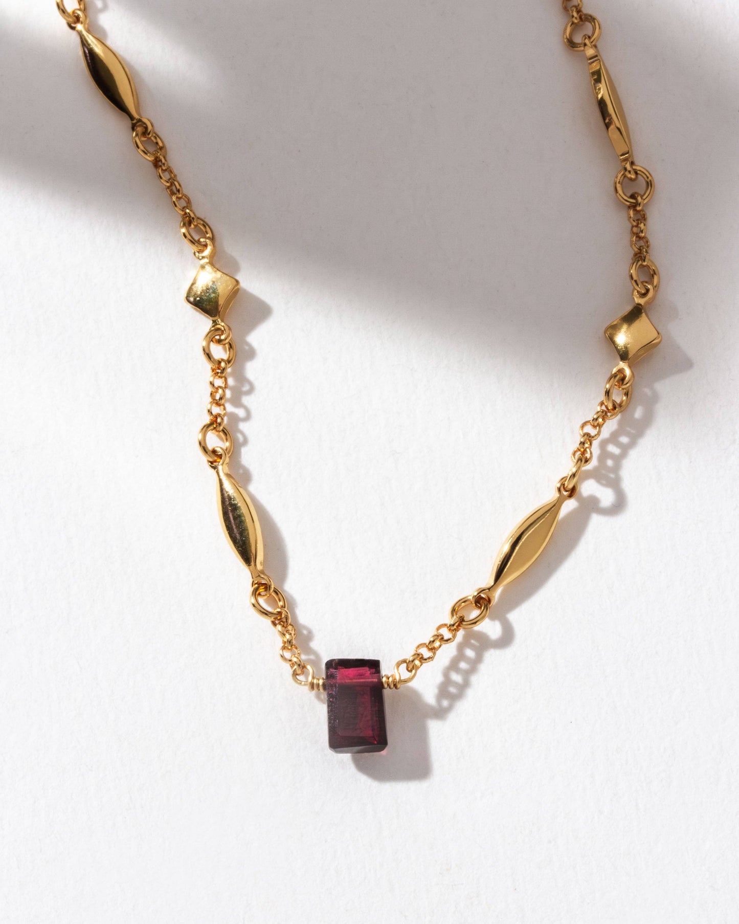 Prism Gems Birthstone Necklace - January
