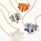 Rainy Day Necklace - Mystic Clear AB Quartz