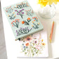 Petite Blooms Embroidered Journal Notebook