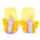 Butterfly Boogie Toes Rattle Socks