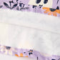 Halloween Ghost Floral Print Purple Ruffled Girls Pajamas