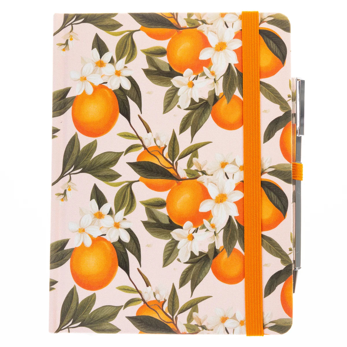 Orange Blossom Journal Notebook with Pen