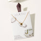 Gold Delicate Gemstone Necklace- Labradorite