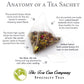 Orange Almond Black Tea - 12 Tea Sachets - Tall Tin