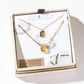 Golden Horizon Layered Necklace Set