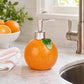 Orange Soap Pump