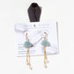 Cloud Nine Gemstone Drop Earring- Aquamarine