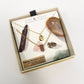 Golden Drip Necklace Set