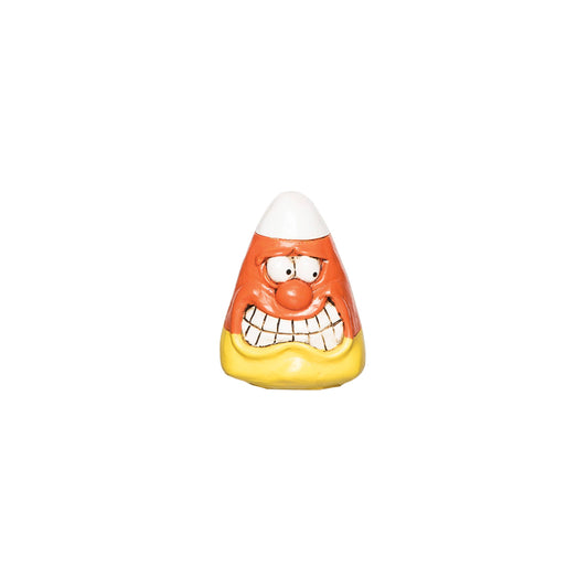 Halloween Yikes Face Candy Corn Decorative Figurine