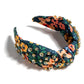 FLORAL EMBELLISHED KNOTTED HEADBAND