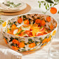 Orange Garden Serving Bowl