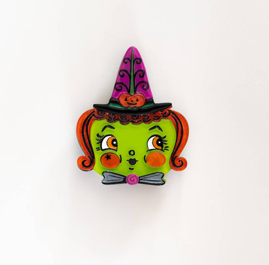Hagatha Witch Brooch Johanna Parker x Lipstick & Chrome