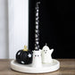 Sweet Halloween Ghost Candle Holder with Taper Candle