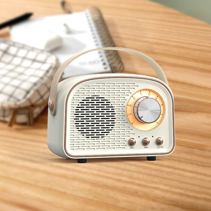 Mini Retro Fm Radio & Bluetooth Multifunction Speaker