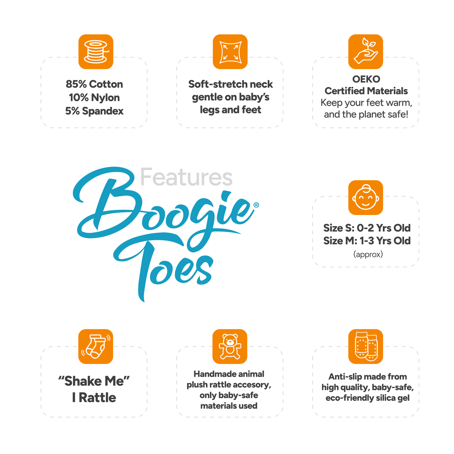 Brown Dog Boogie Toes Rattle Socks