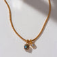 Pure Bliss Gemstone Box Chain Necklace