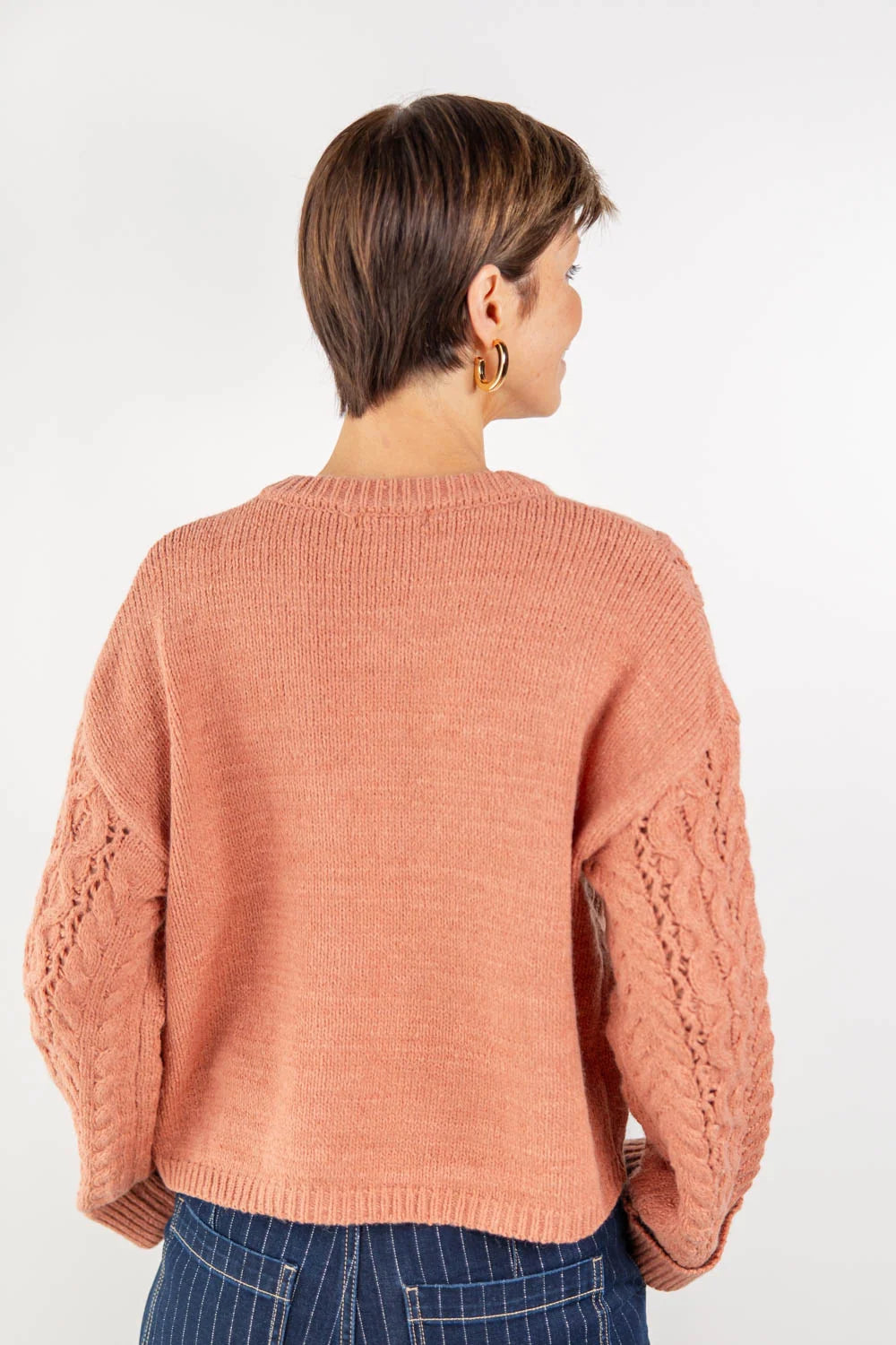 Charming Cable Knit Sweater