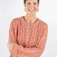 Charming Cable Knit Sweater