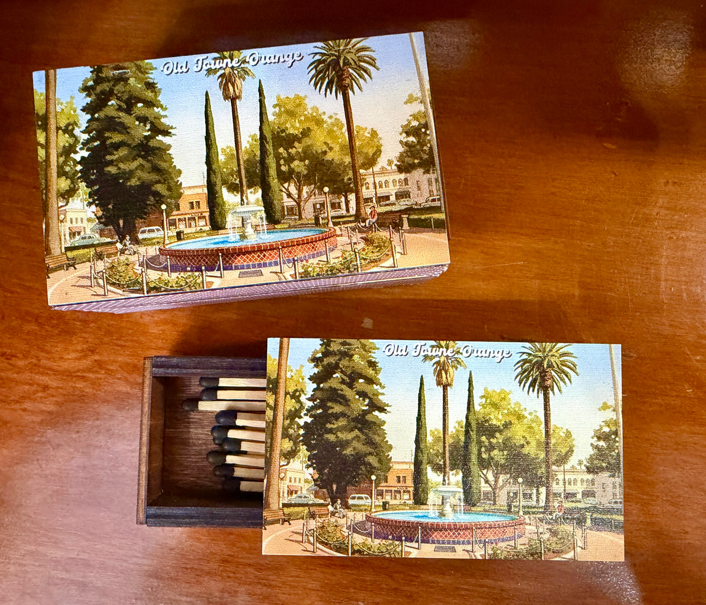 Wooden Keepsake Matchbox With Matches - Custom