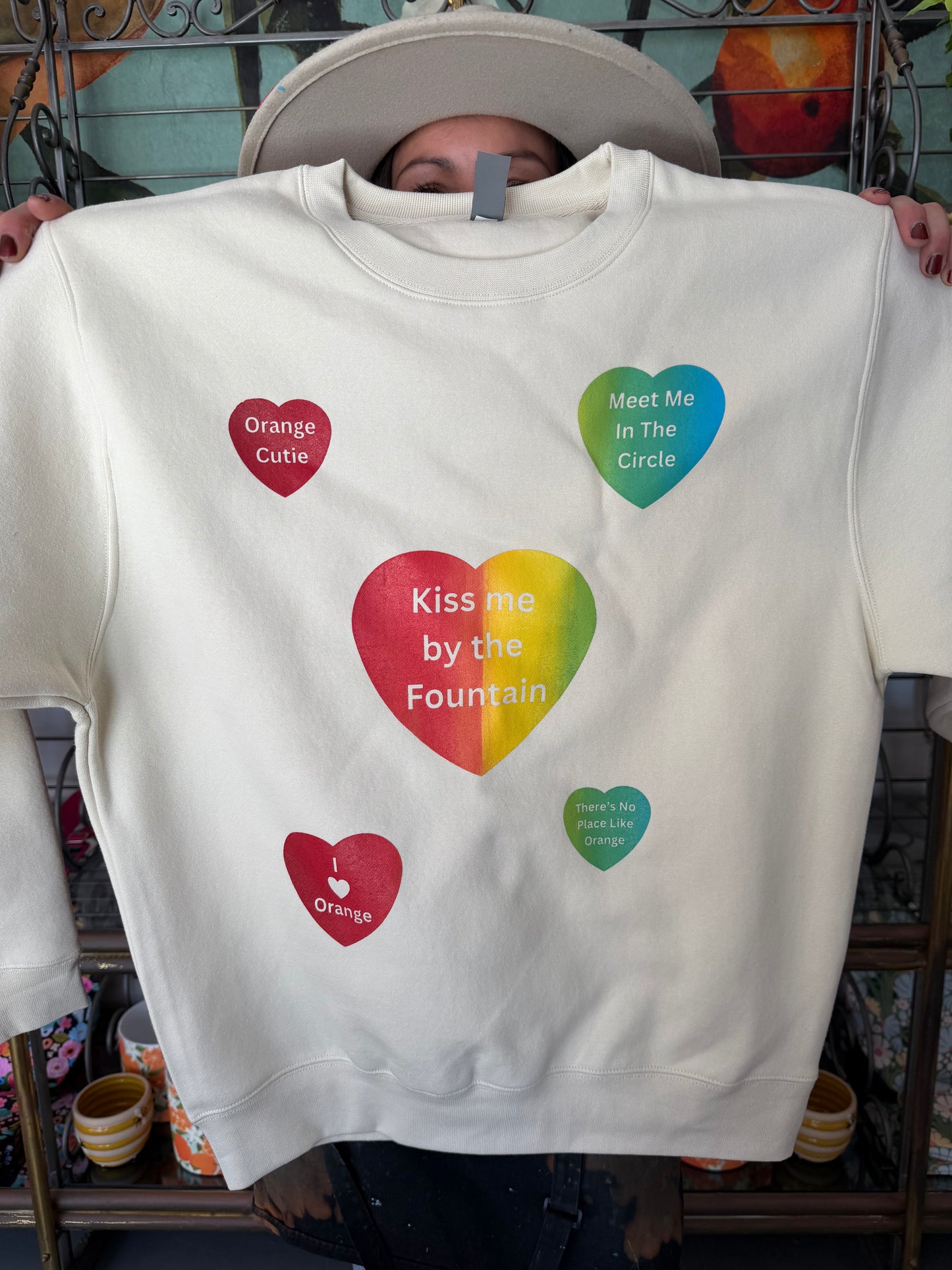 Kiss Me By The Fountain Crewneck