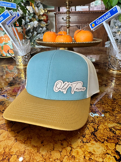 Old Towne Leather Engraved Hat